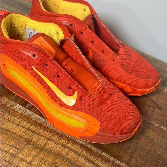 Nike Orange and Yellow Isofly Sneakers, Size 4Y - Picture 2 of 8